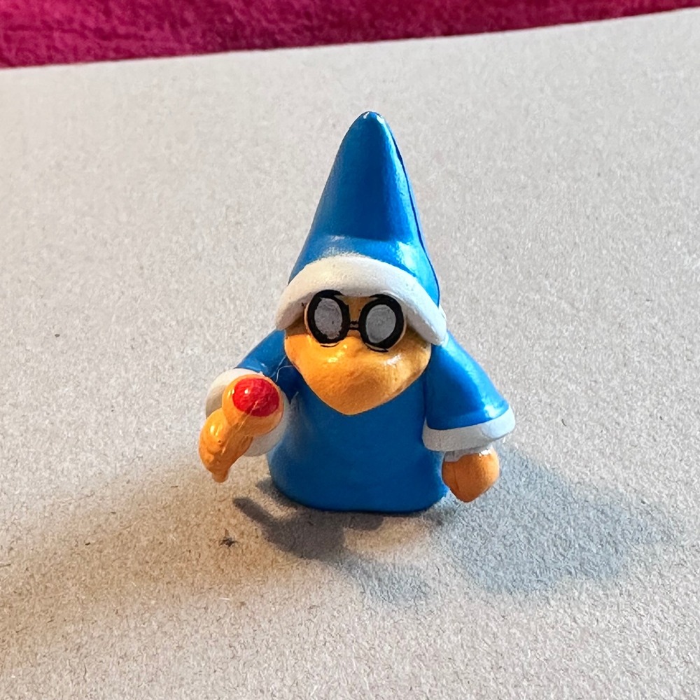 Nintendo Super Mario Kamek Magikoopa 1.25 Inch Mini‎ Figure Blue Wizard Scepter